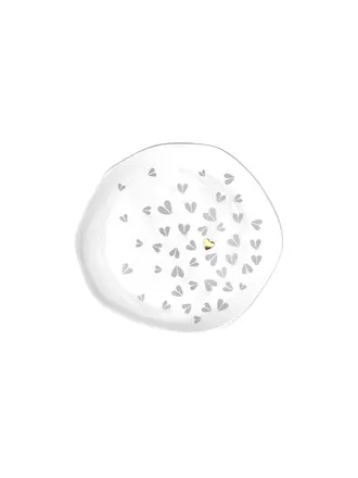 RAEDER | Assiette 14cm petite cœurs blanc | 